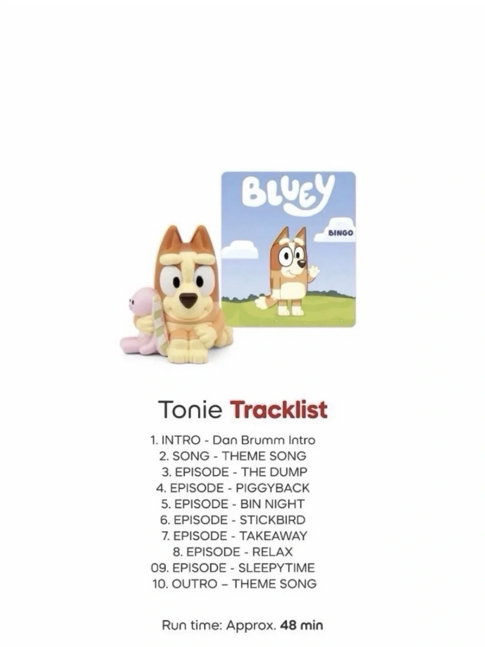 NEW Tonies Bluey 3 Pack Set Sky Blue Kids Audio Player Playtime - unopened